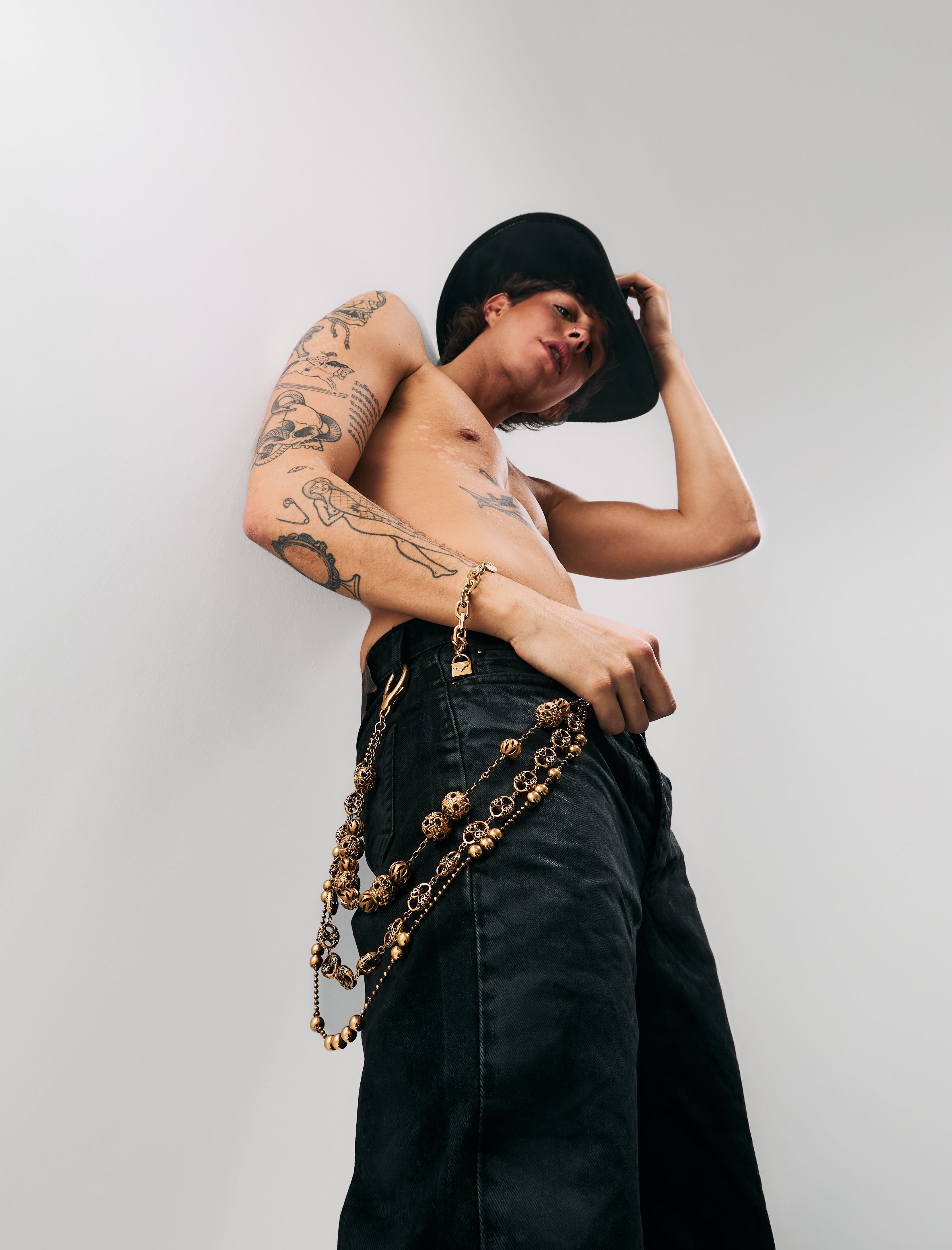 Gold rosary
